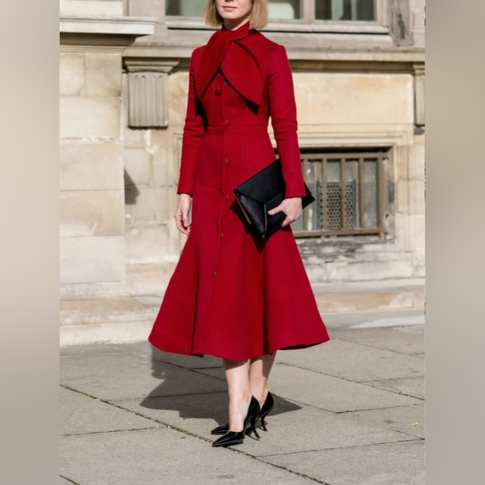 New Elegant Coat Dress
